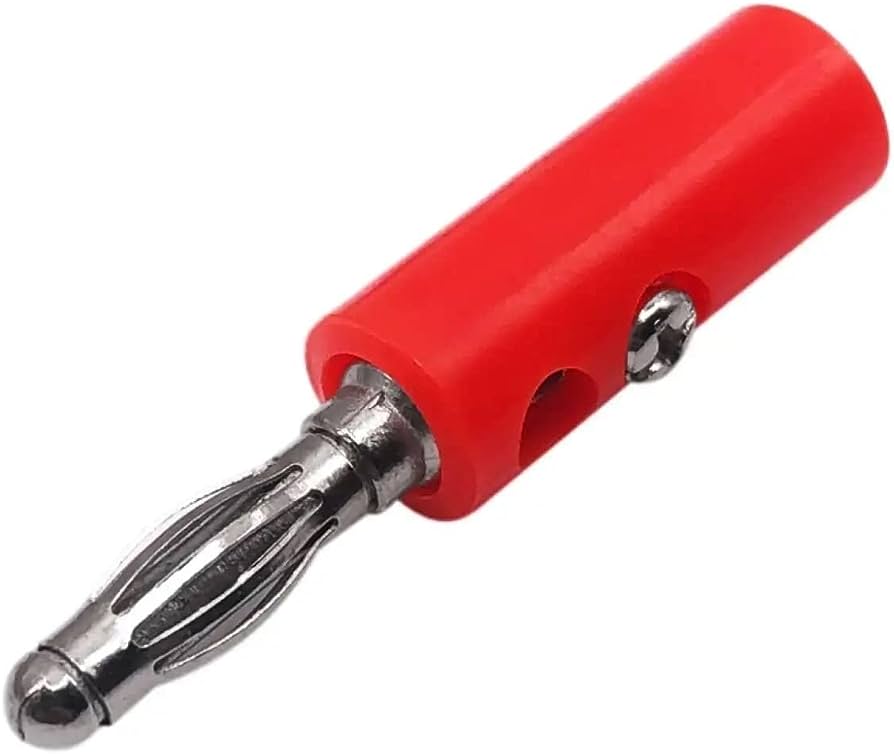 Banana Plug connector Male 4mm Red
