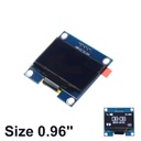 OLED Display I2C 4 Pin 0.96″ (blue screen)