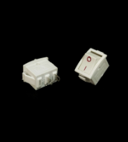 ON/OFF White Switch 2Pins  KC6A88 Dim 13*8mm