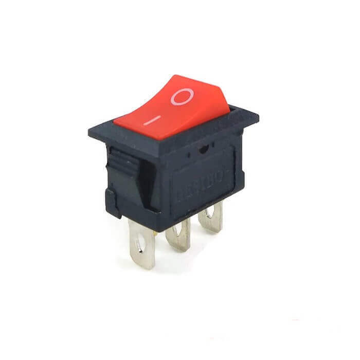 On/Off Red Switch 3 pin