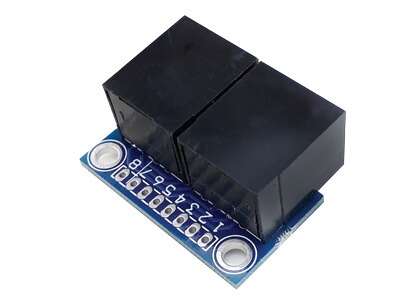 Double RJ 45 fares pcb