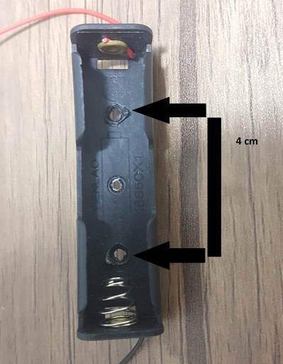 ST2 lith-ion battery holder 1 cell