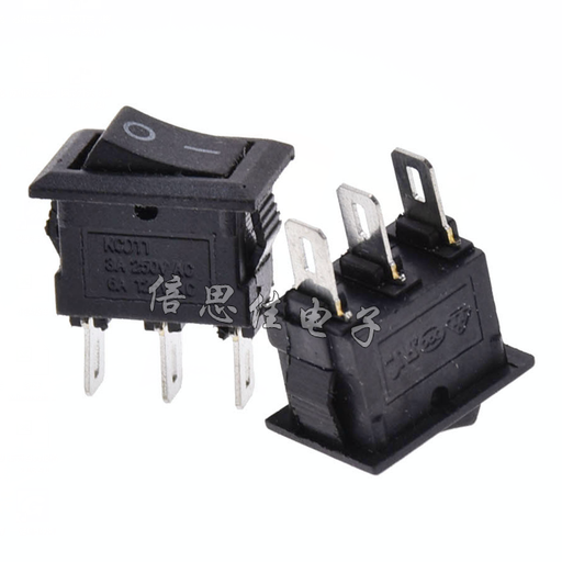 Rocker Switch On-Off-On 25x10mm