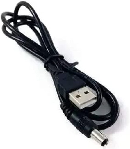 USB Power Cable to Male Adapter Jack 5.5×2.1mm 5v to 12v